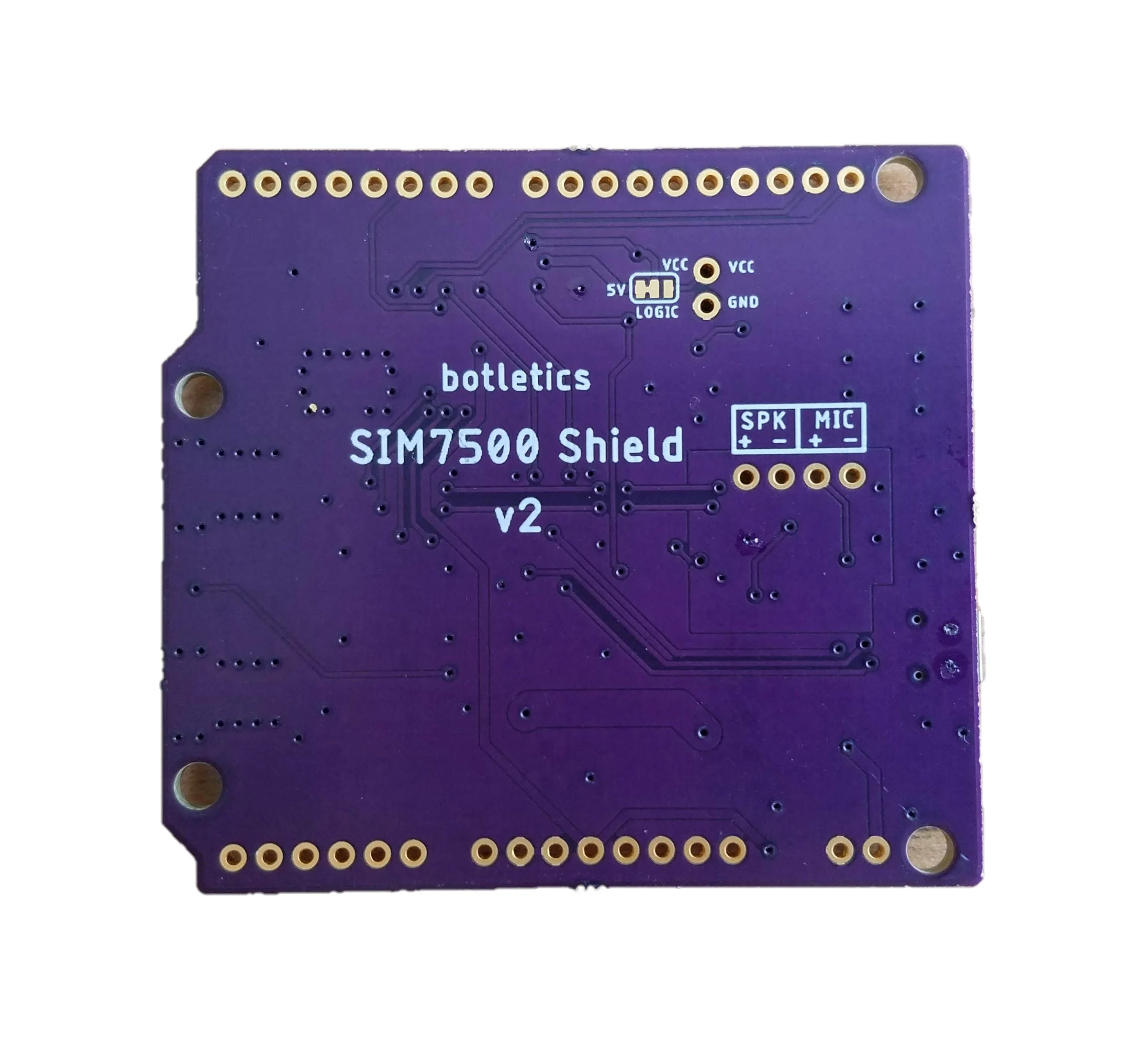 Botletics SIM7500 4G LTE + GPS + Voice Shield Kit — Botletics